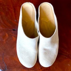 No 6 Store New School Wedge Clogs In Chalk